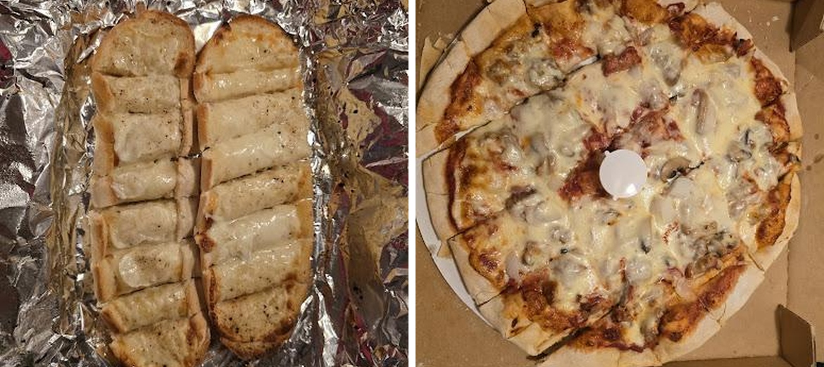 Jimmy's UNA Pizza Menu